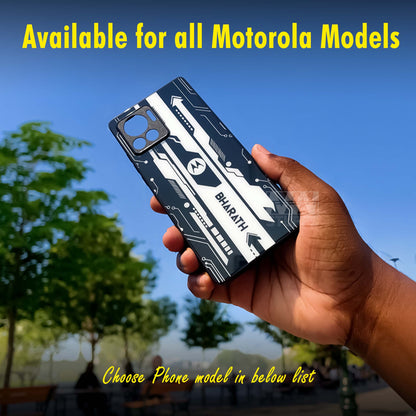 Custom Name Gaming Abstract Theme GLASS CASES (In 2 colors)