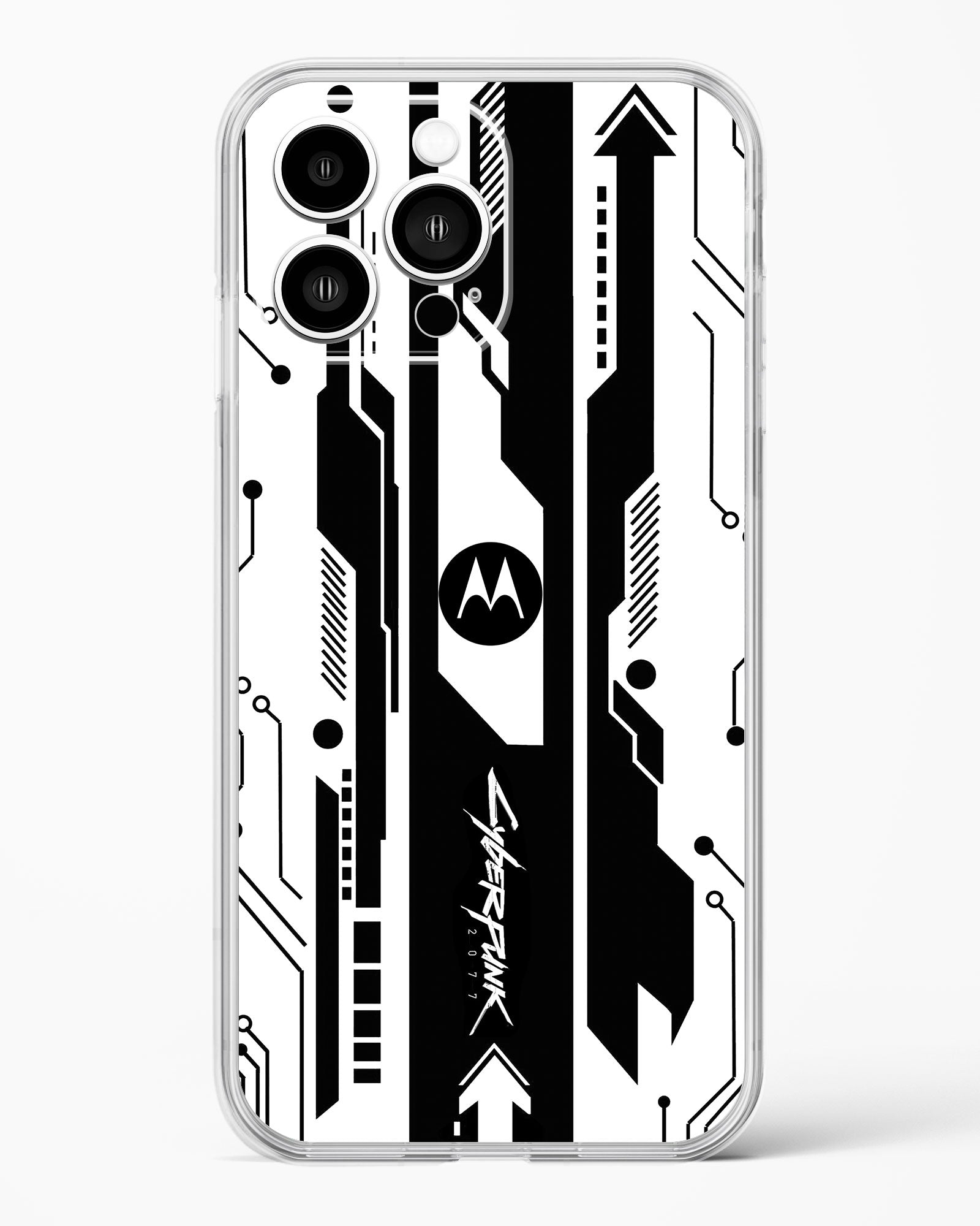 Gaming Abstract Clear Silicone Case