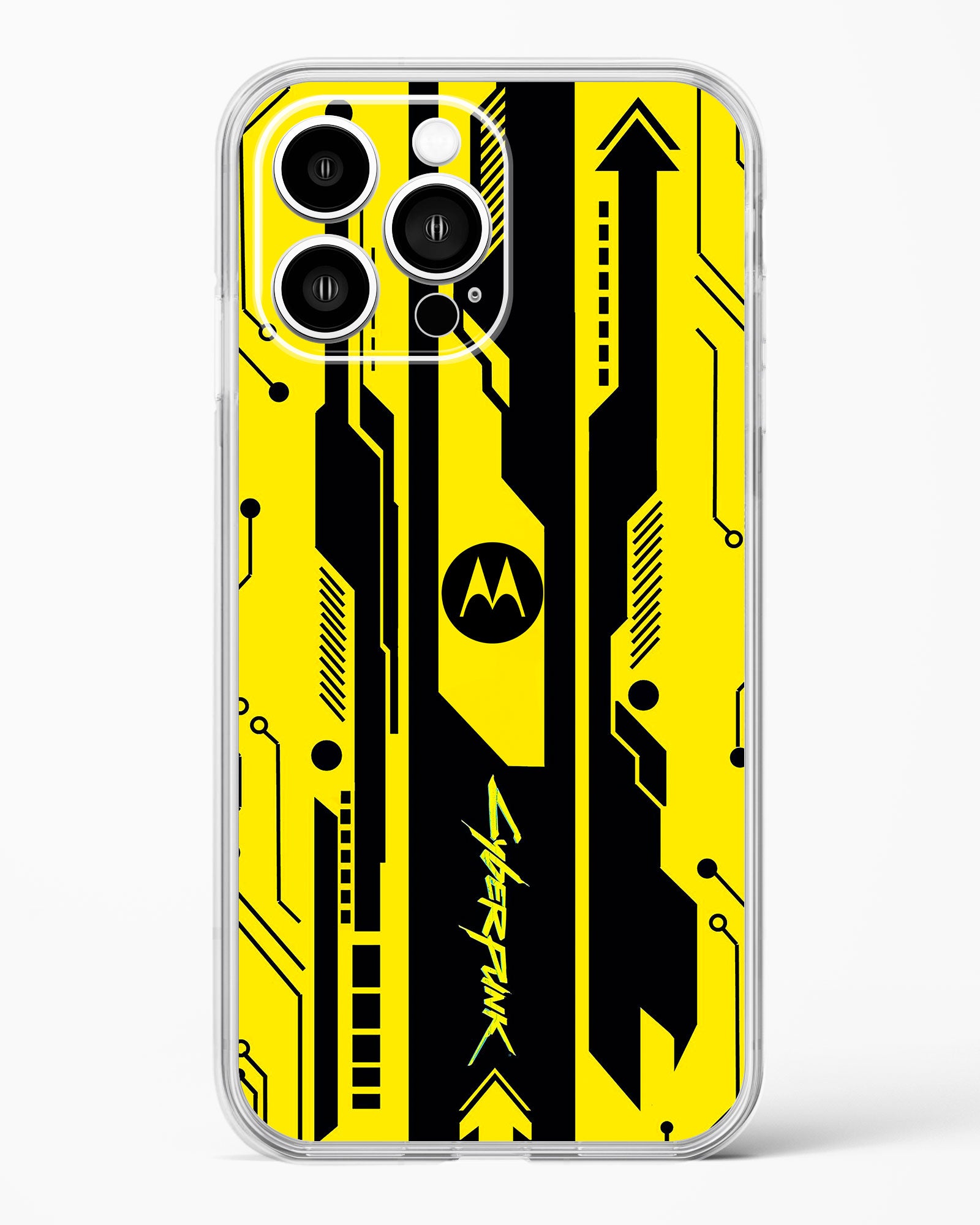 Gaming Abstract Clear Silicone Case