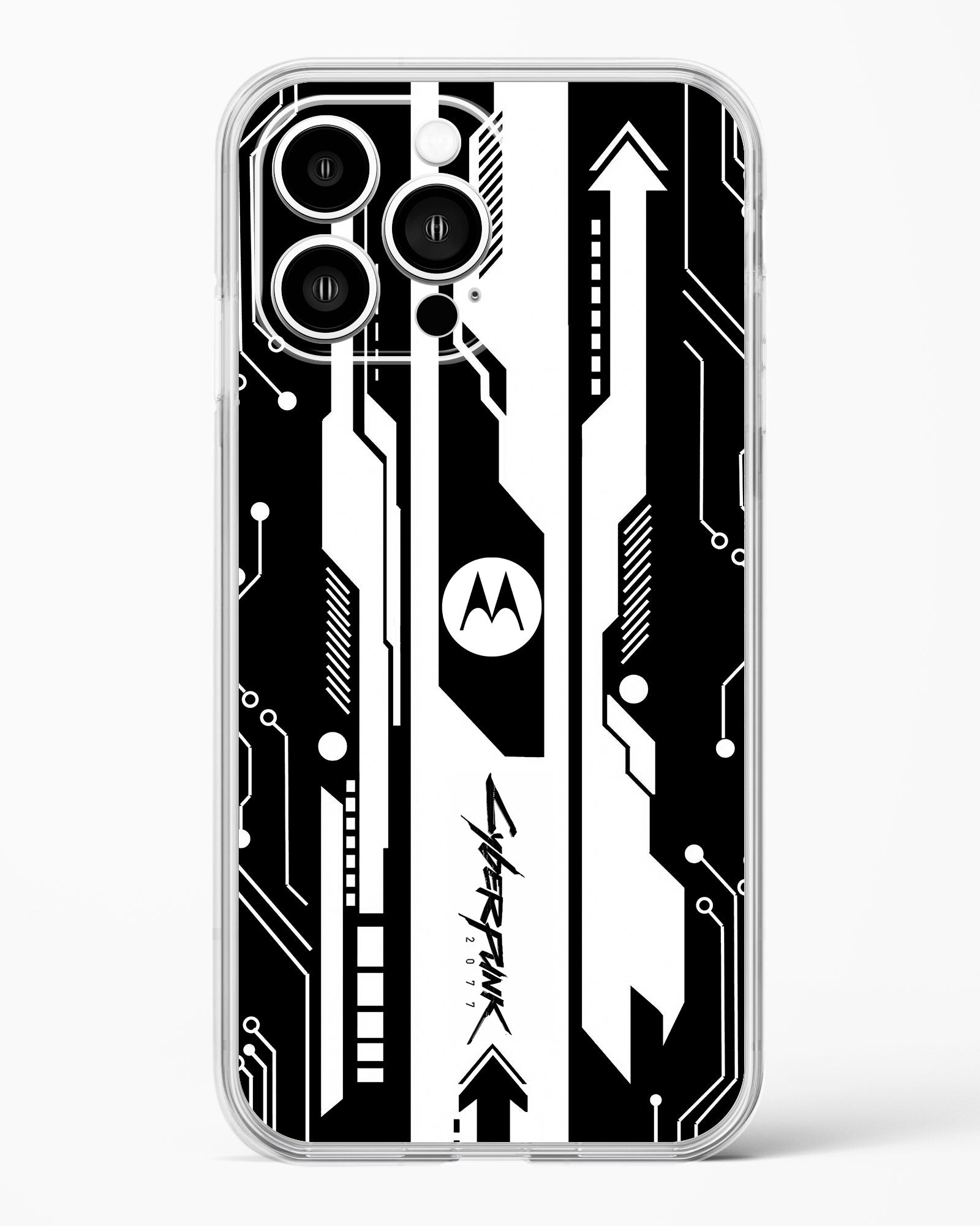 Gaming Abstract Clear Silicone Case