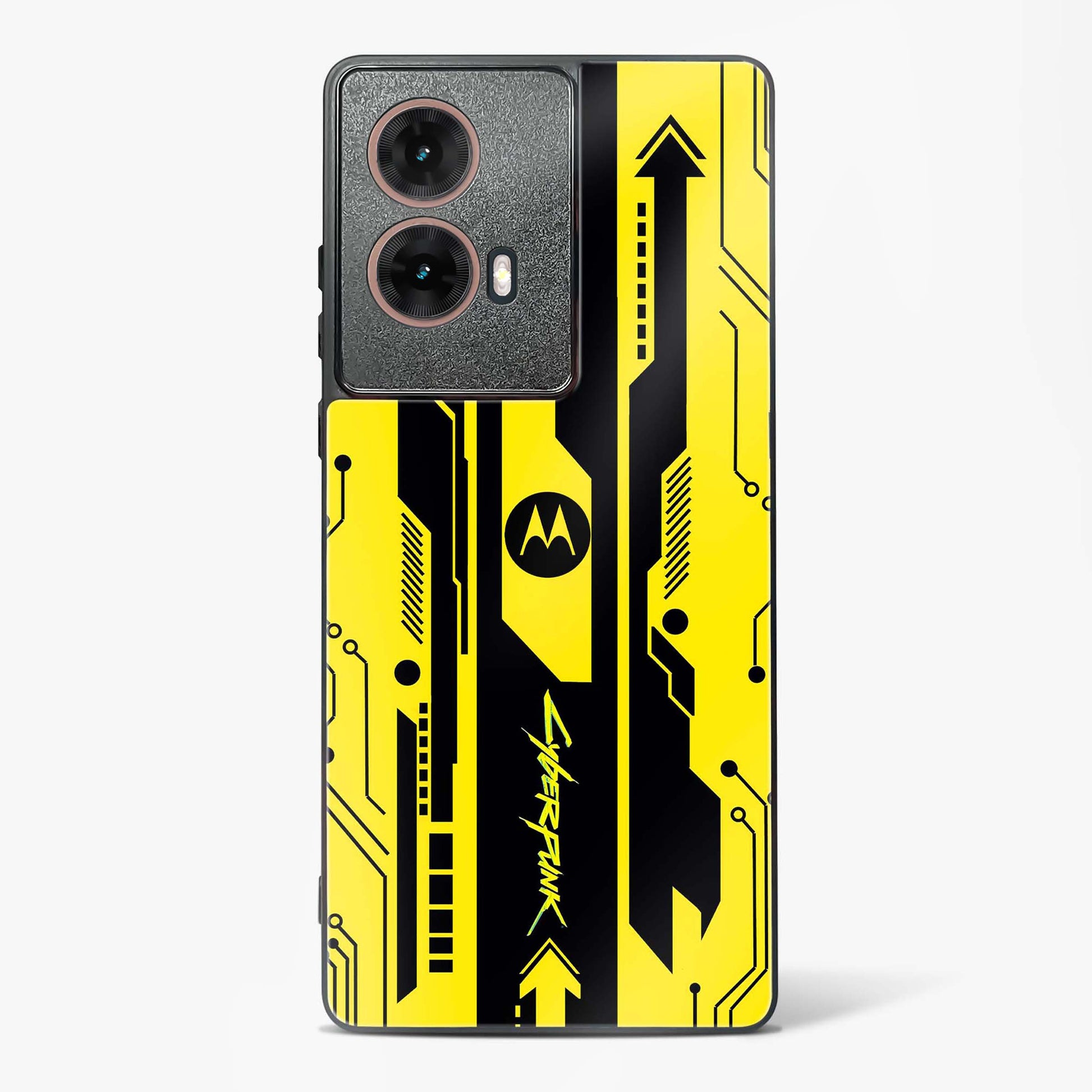 Gaming Abstract Glass Phone Case-Moto G85 5G