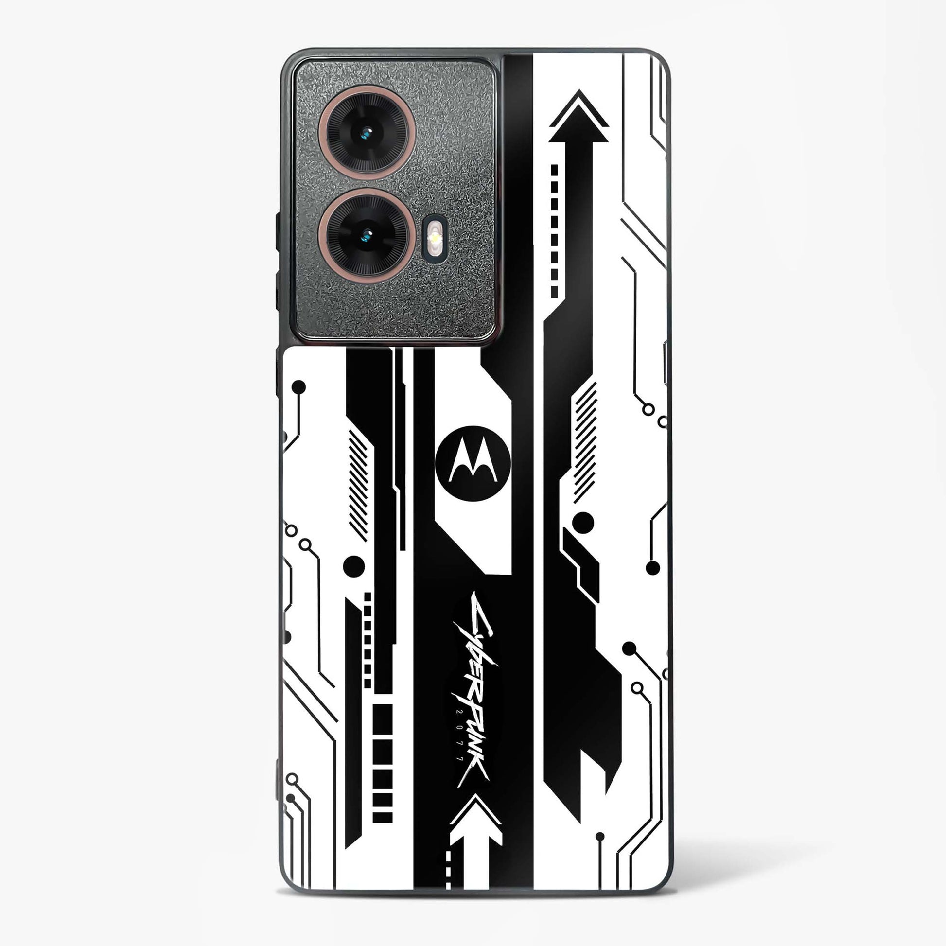 Gaming Abstract Glass Phone Case-Moto G85 5G