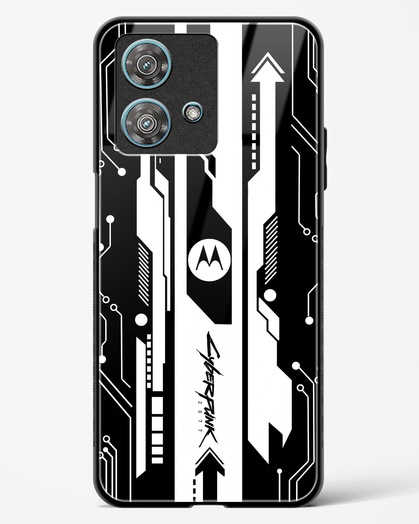 Gaming Abstract Glass Phone Case-Motorola Edge 40 Neo