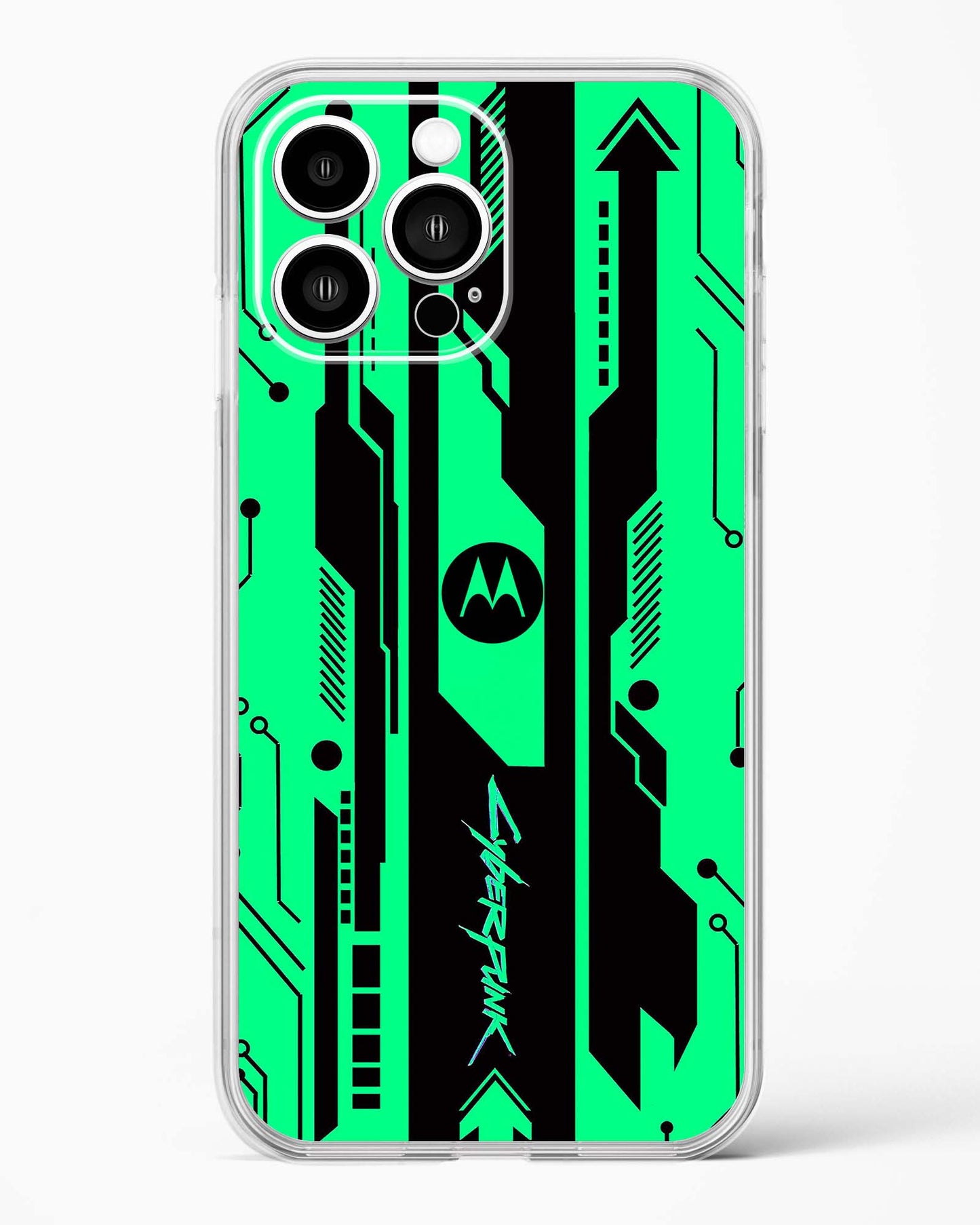 Gaming Abstract Clear Silicone Case