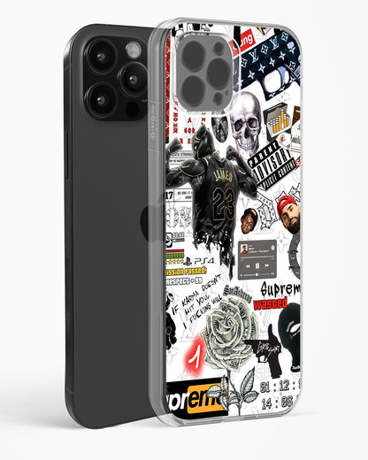 Gangster Tags Clear Silicone Case