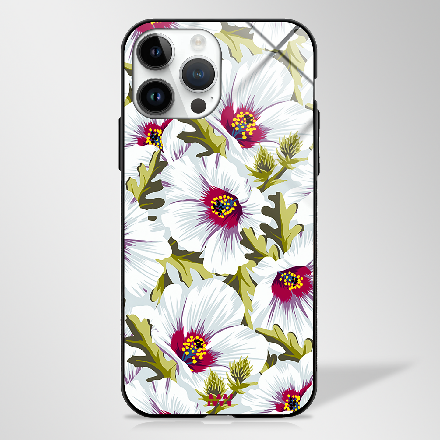 Garden Floral Delight Premium GLASS CASE -  - MW Stuffs - 