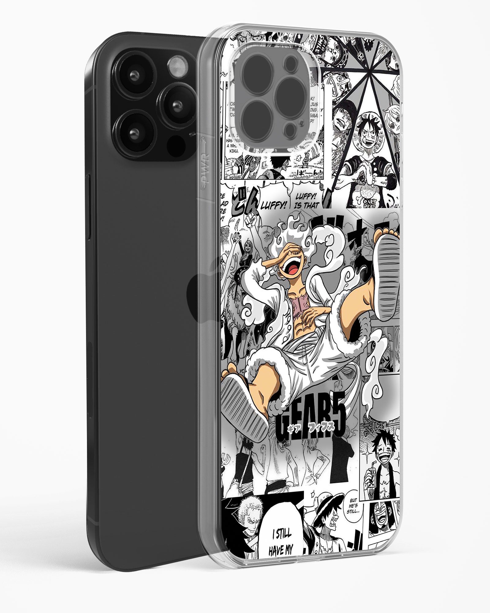 Gear 5 Luffy Anime Clear Silicone Case