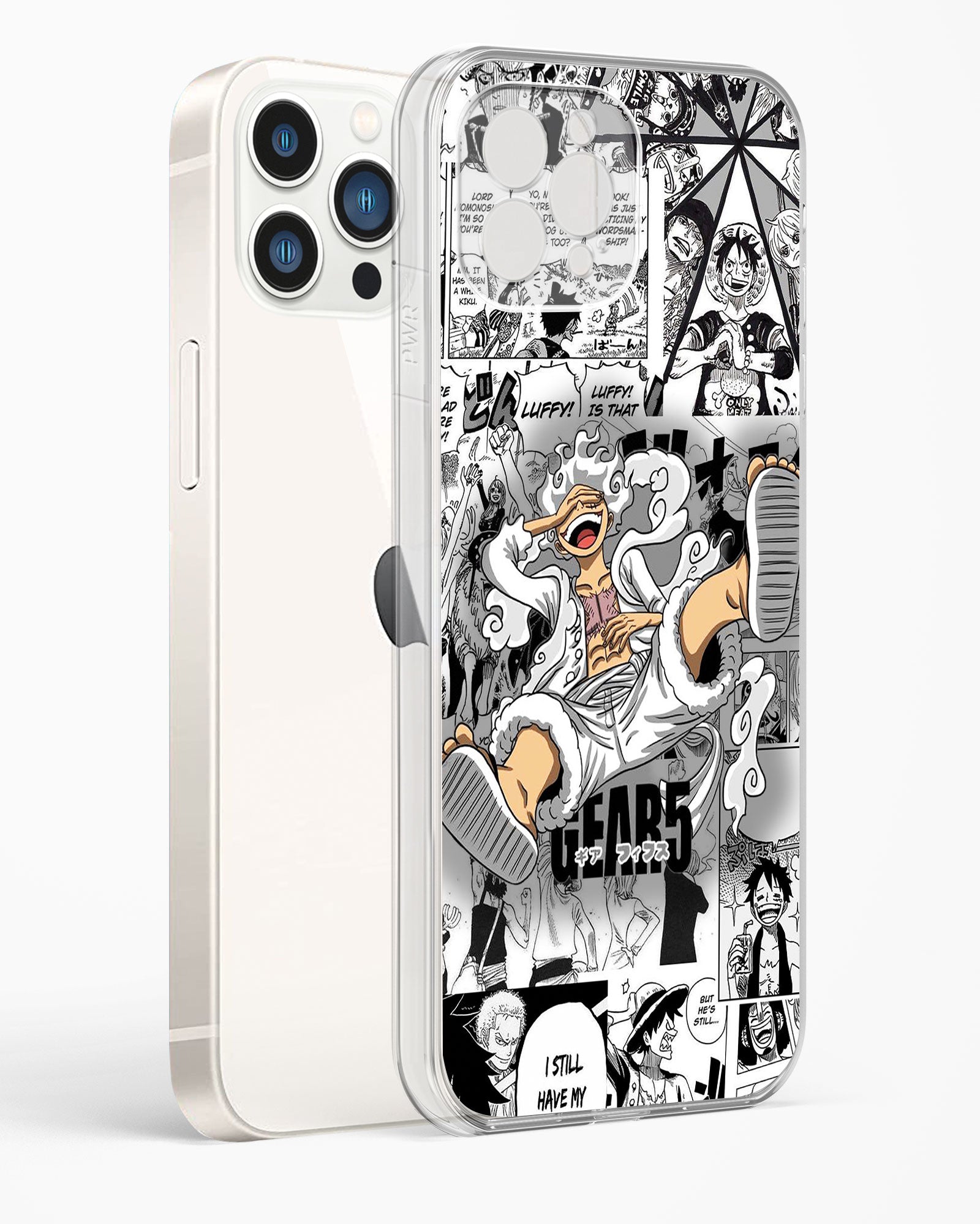 Gear 5 Luffy Anime Clear Silicone Case