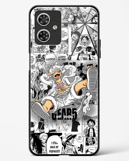 Gear 5 Luffy Anime Glass Phone Case-Moto G54 5G