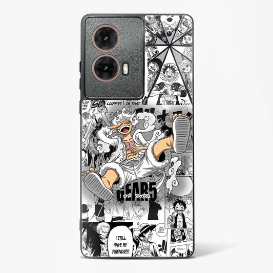 Gear 5 Luffy Anime Glass Phone Case-Moto G85 5G