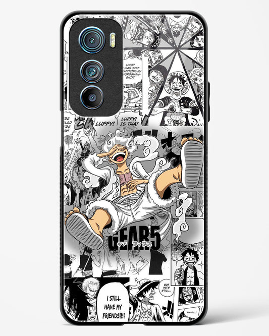 Gear 5 Luffy Anime Glass Phone Case-Motorola Edge 30