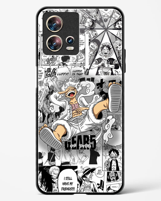 Gear 5 Luffy Anime Glass Phone Case-Motorola Edge 30 Fusion