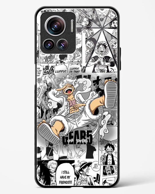 Gear 5 Luffy Anime Glass Phone Case-Motorola Edge 30 Ultra