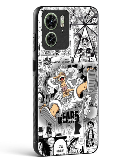 Gear 5 Luffy Anime Glass Phone Case-Motorola Edge 40