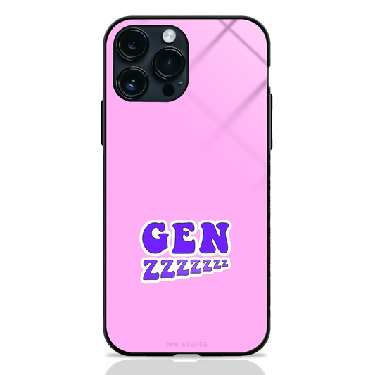 Gen Zzzz Vibes Glass Case