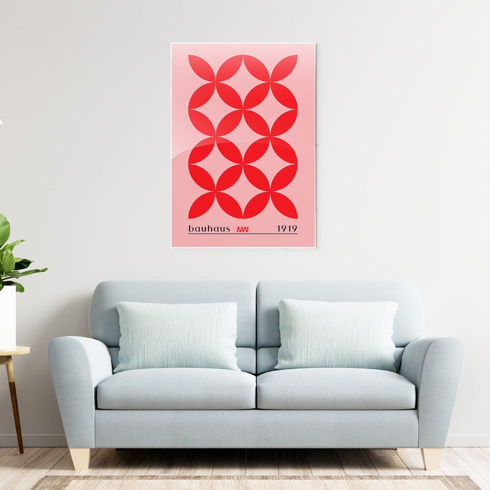 Geometric Bauhaus Art Metal-Poster