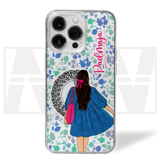 Custom Name, A Pure Joy Girl Clear Silicone Case