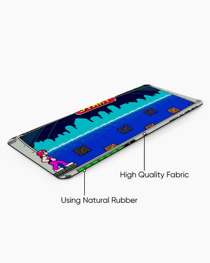 Glowing Skyline Desk Mat