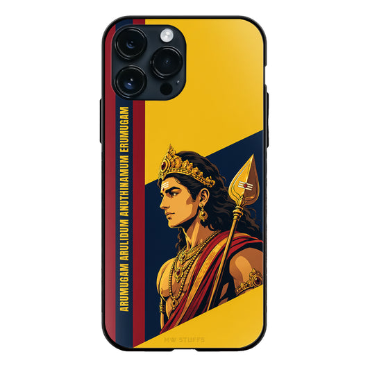 God Murugan In Superhero Style Glass Case