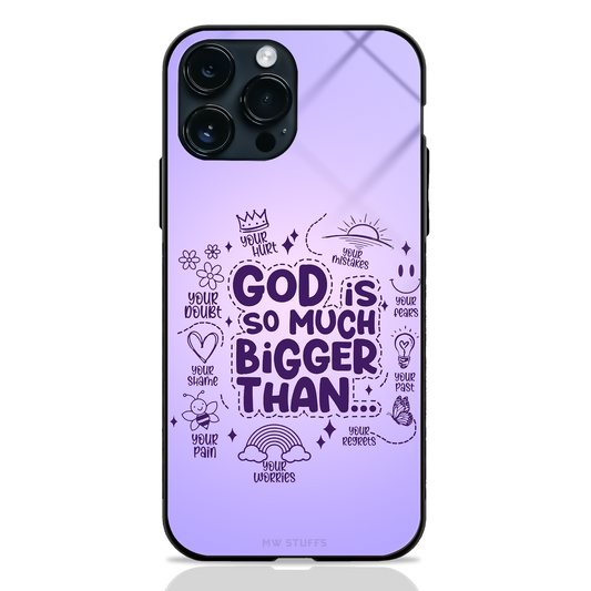 God Over Everything Glass Case