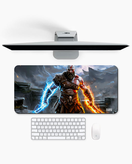 God of War Flames of Olympus Deskmat