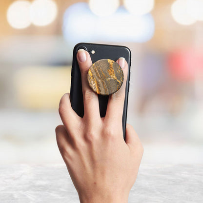 Gold Vein Marble Flat Pop Holder