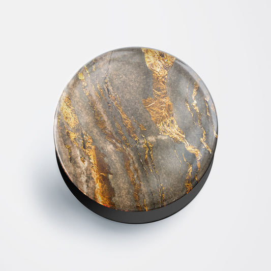 Gold Vein Marble Gloss Pop Holder