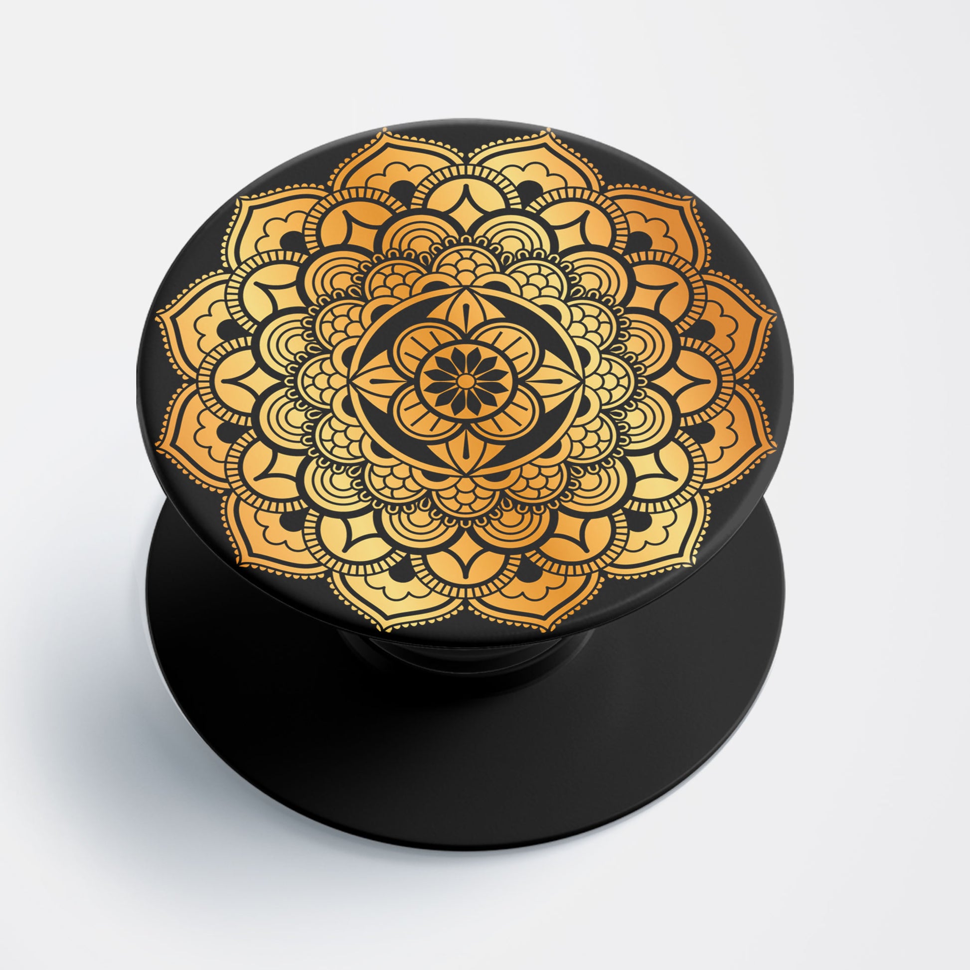 Golden Mandala Flat Pop Holder
