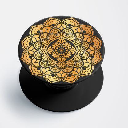 Golden Mandala Flat Pop Holder