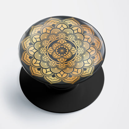 Golden Mandala Gloss Pop Holder