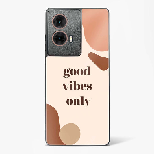 Good Vibes Only Glass Phone Case-Moto G85 5G