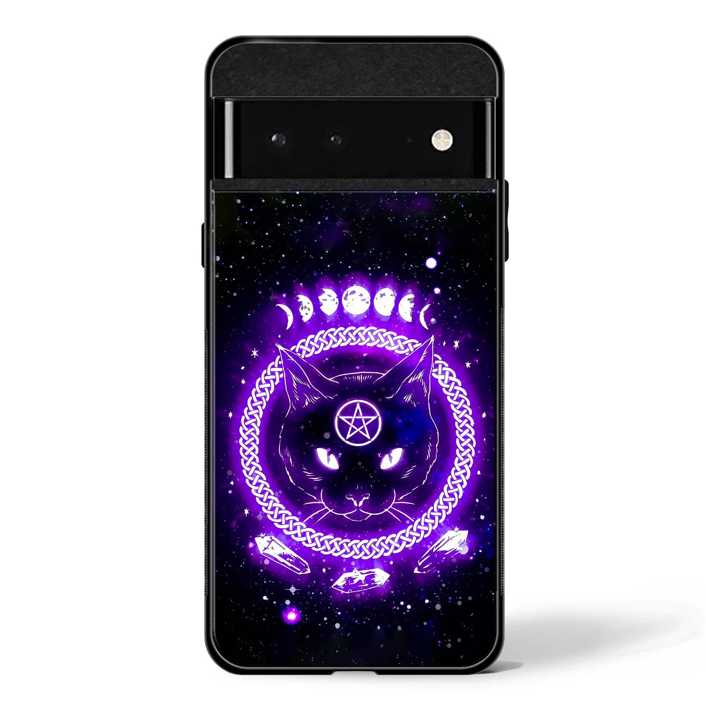 Meow Magic Starry Cat Google Pixel Glass Phone Case