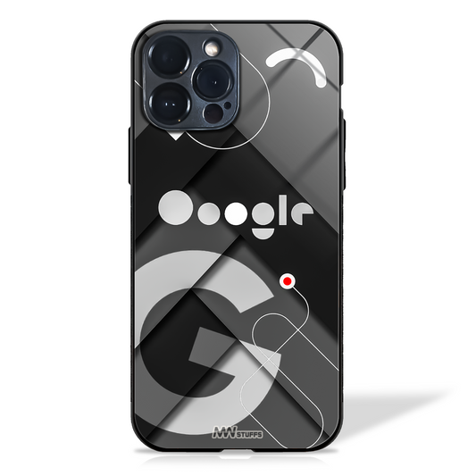 Elegant Google-Themed Glass Case