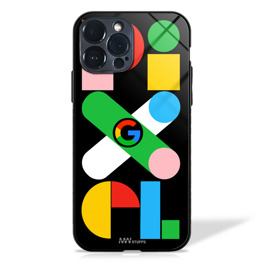 Colorful Google-Inspired Geometric Glass Case