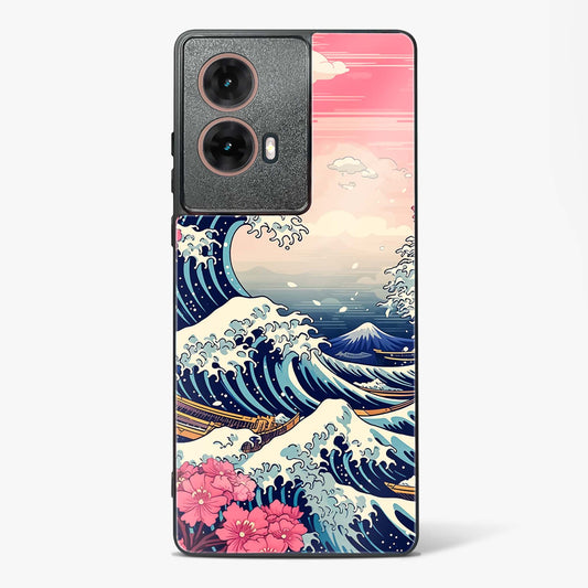 Great Wave off Kanagawa Glass Phone Case-Moto G85 5G