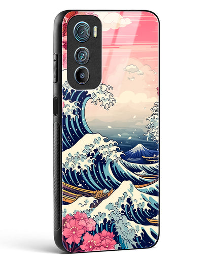 Great Wave off Kanagawa Glass Phone Case-Motorola Edge 30