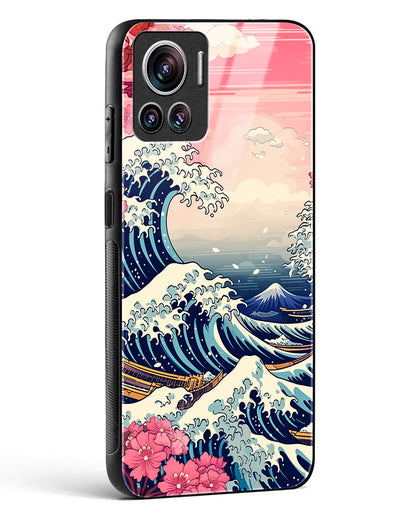 Great Wave off Kanagawa Glass Phone Case-Motorola Edge 30 Ultra