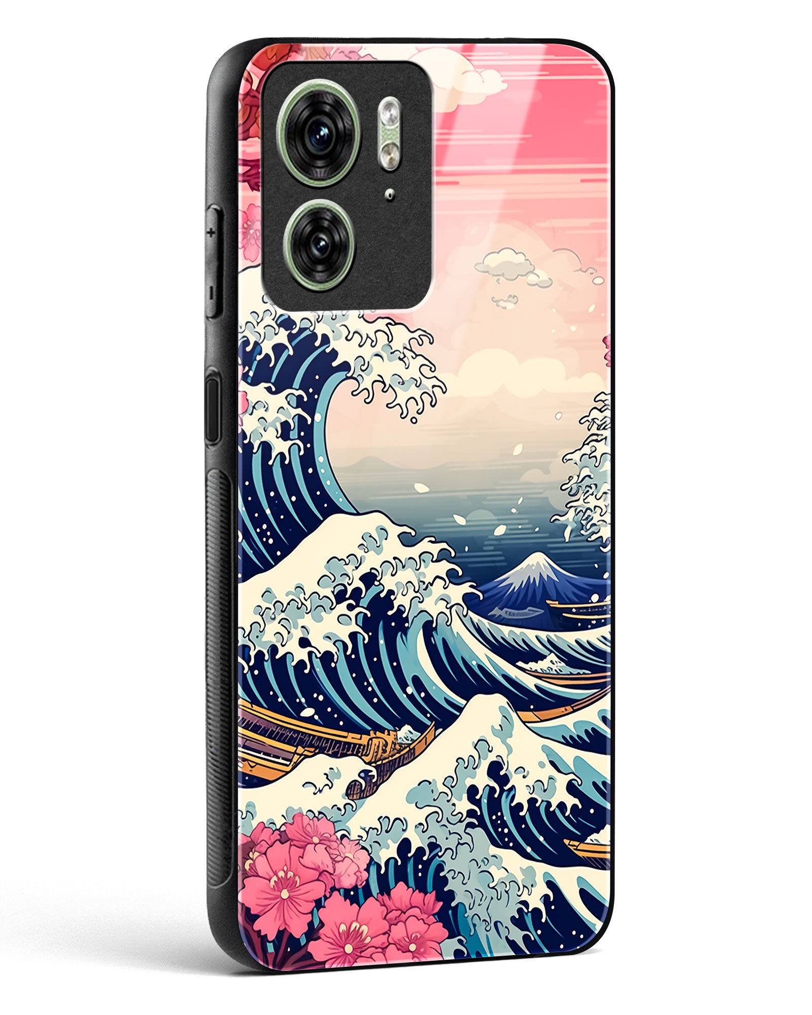 Great Wave off Kanagawa Glass Phone Case-Motorola Edge 40