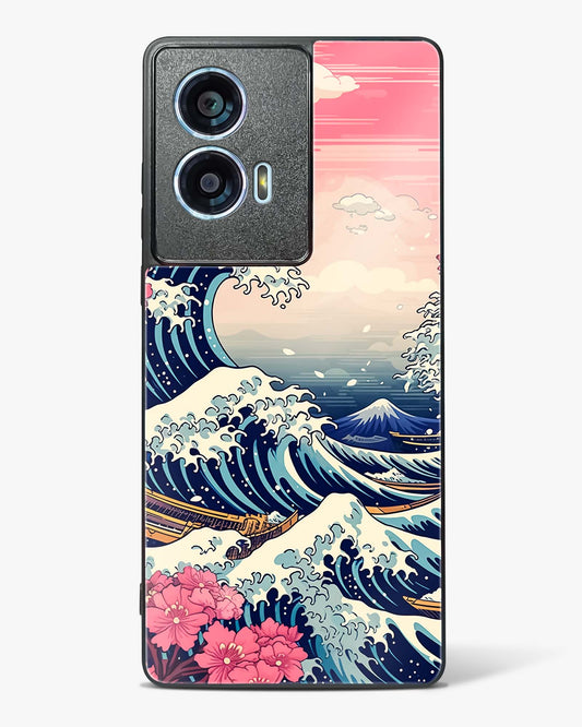 Great Wave off Kanagawa Glass Phone Case-Motorola Edge 50 Fusion