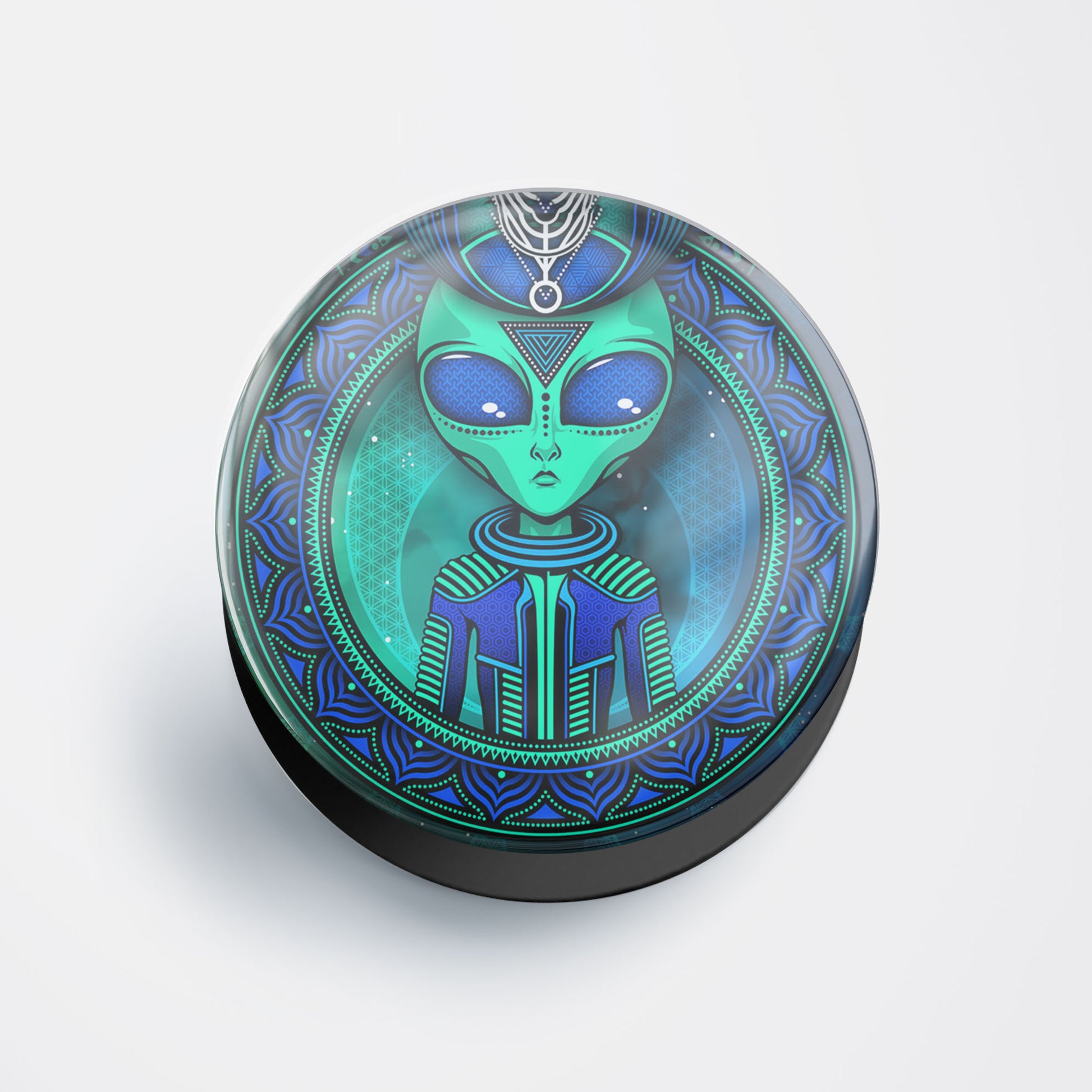 Green Alien Gloss Pop Holder