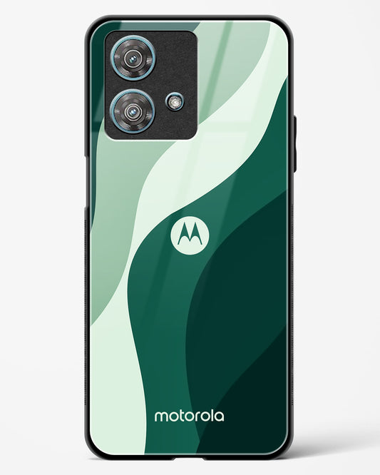 Green Wave Glass Phone Case-Motorola Edge 40 Neo