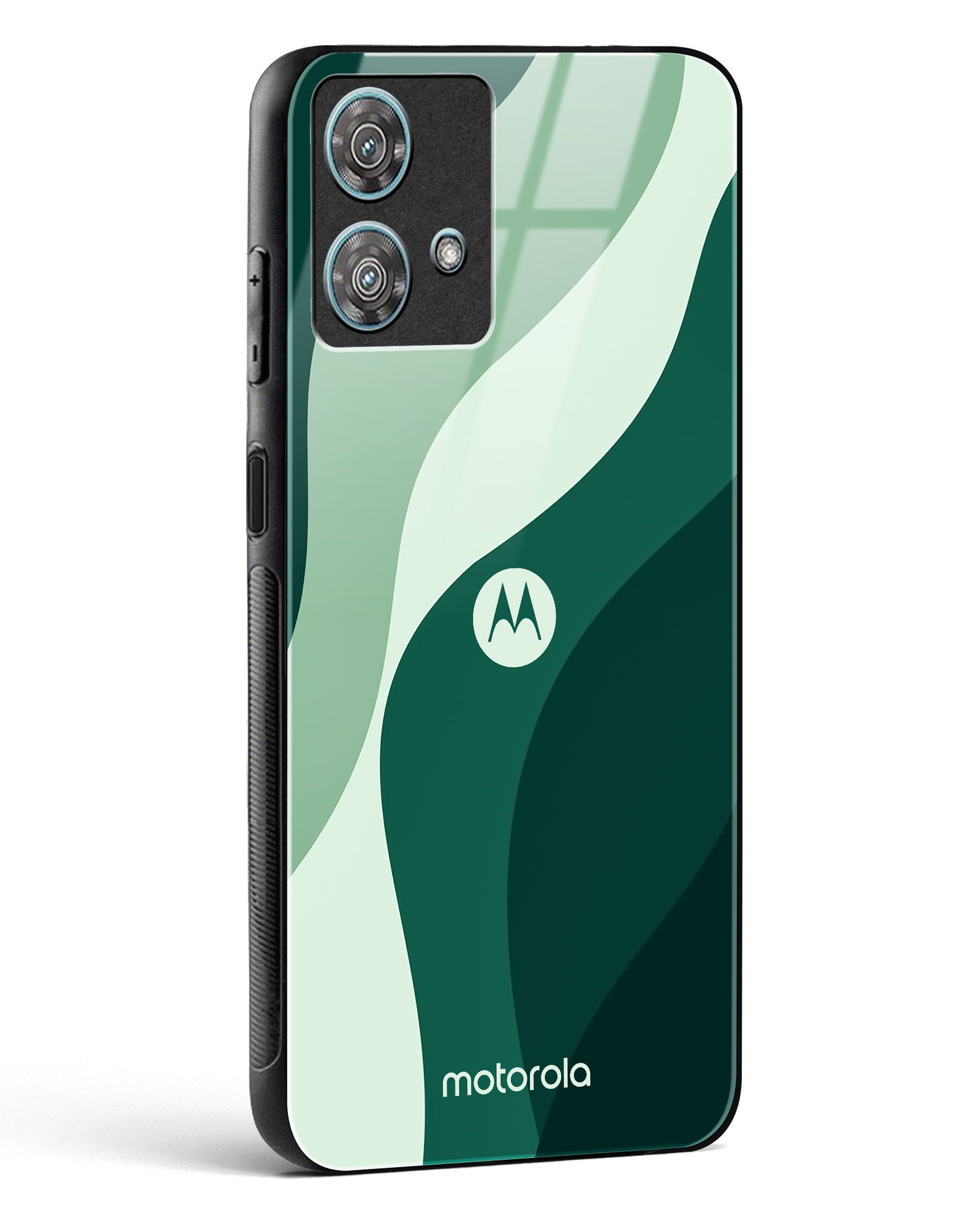 Green Wave Glass Phone Case-Motorola Edge 40 Neo