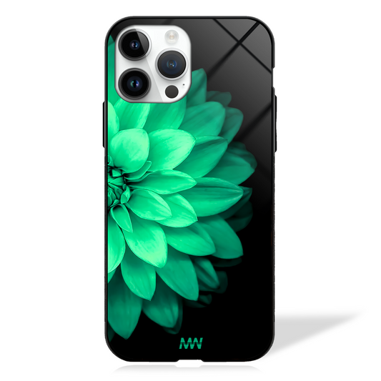 Green Blossom Premium Glass Case -  - MW Stuffs - 