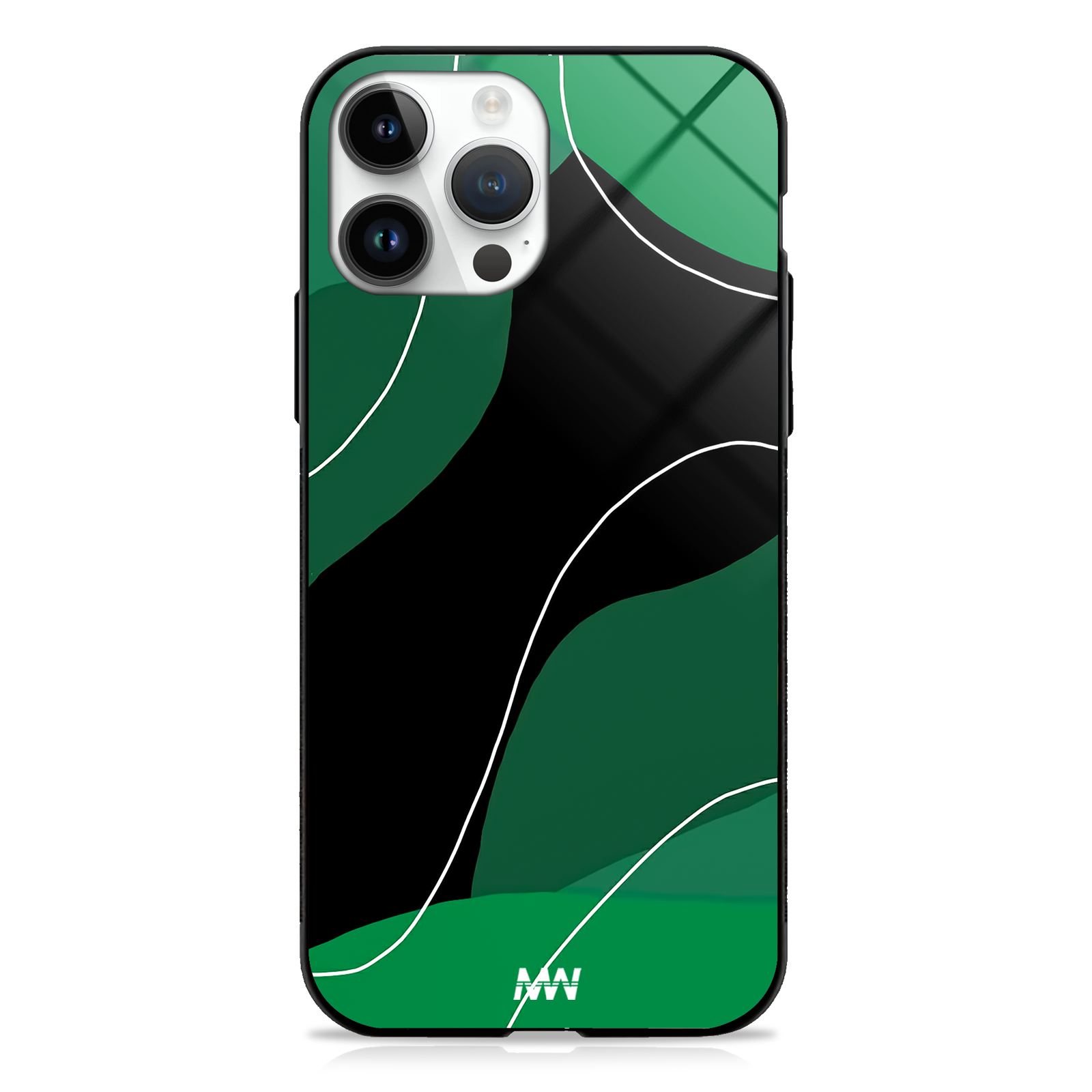 Greenery Harmony Aesthetic GLASS CASE -  - MW Stuffs - 