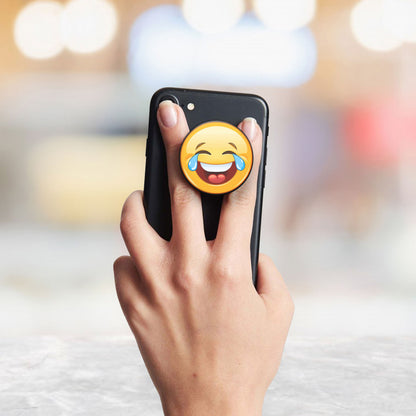 Ha Ha Emoji Flat Pop Holder