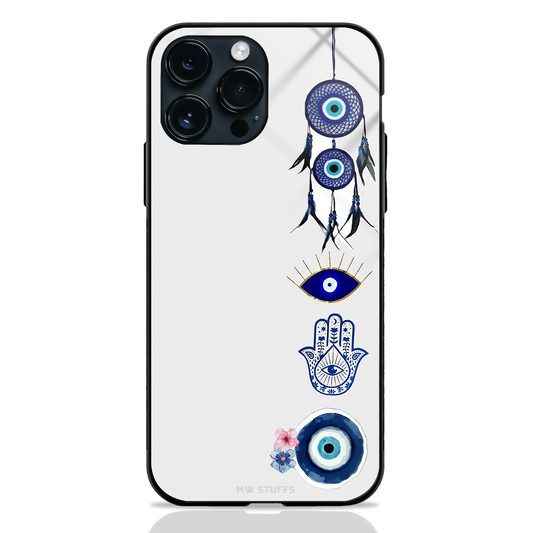 Hamsa Dream Ward Glass Case