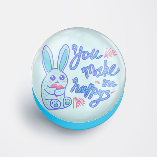 Happy Bunny Gloss Pop Holder
