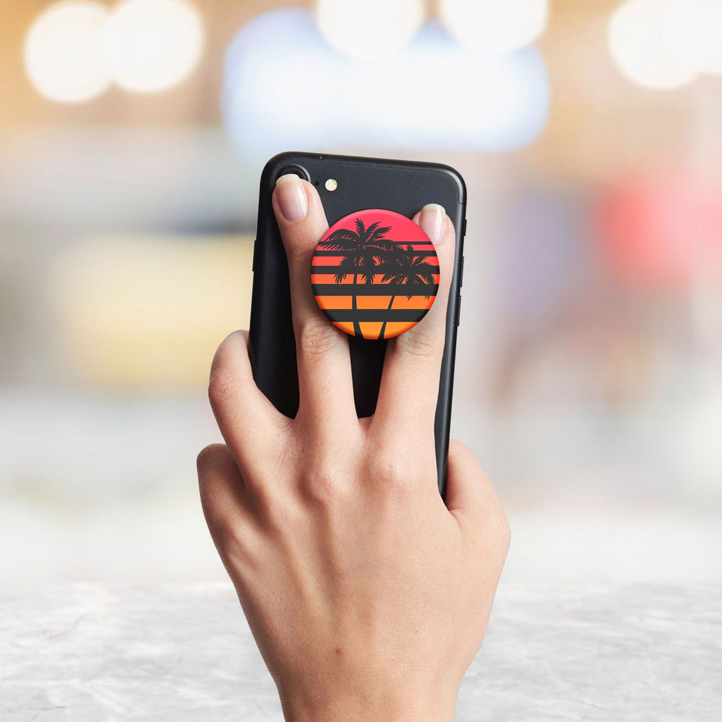 Hawaii Sunset Flat Pop Holder