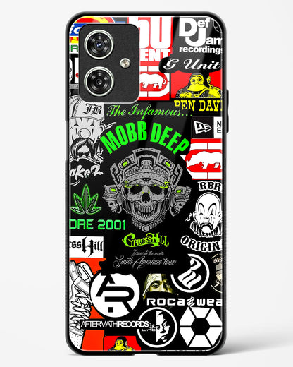 Hip Hop Culture Glass Phone Case-Moto G54 5G