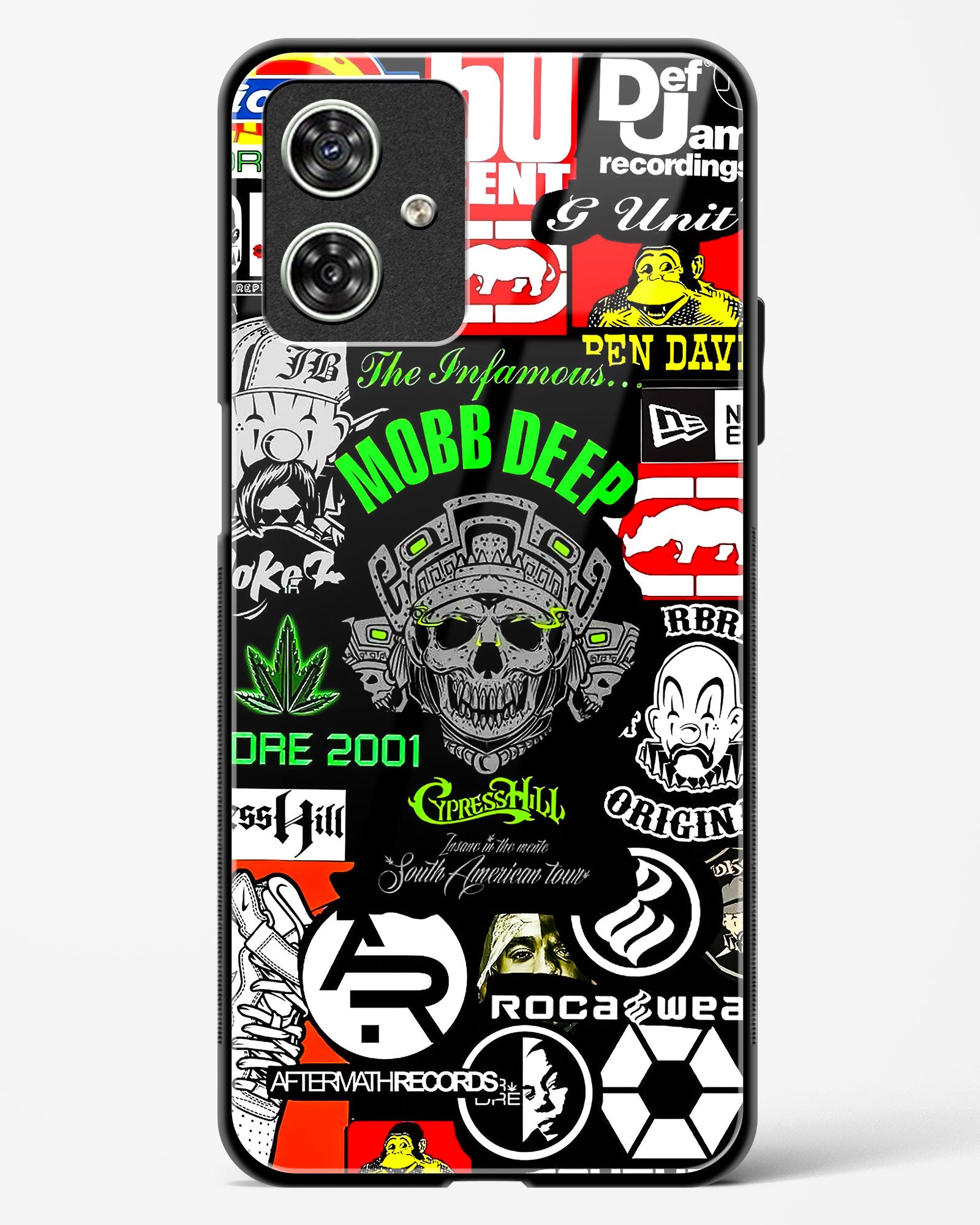 Hip Hop Culture Glass Phone Case-Moto G64 5G